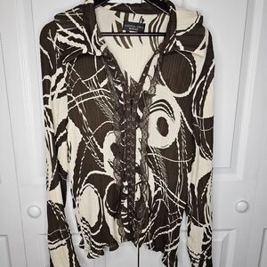 Jennifer L Loyd To Wear Accordian Blouse 1X